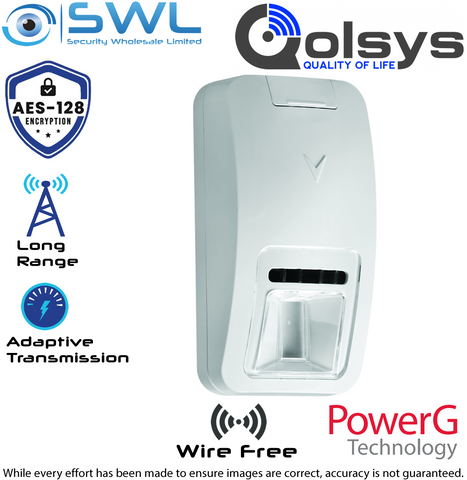 Qolsys: PG4984P 433MHz Wireless Dual Tech Microwave PIR Detector: 15m