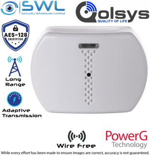 Qolsys: PG4922 Wireless 433MHz Glassbreak Detector 7.6m