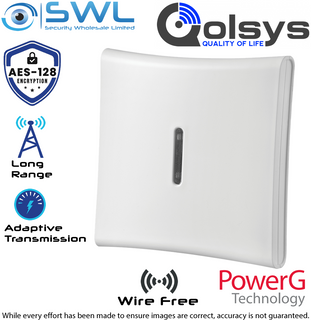 Qolsys: PG4901 Wireless 433MHz Indoor Siren c/w Battery