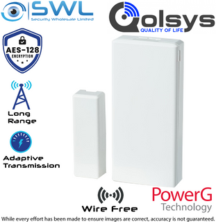 Qolsys: PG4303 Wireless 433MHz Vanishing Door Contact