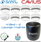 Cavius Wireless Family Kit: 7 x CAV10WF Smoke, 1 x CAVTH10WF Heat