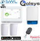 Qolsys PowerG Kit: 1x Hub, 1x 4 Remote, 2x Pet PIRs, 1x External,