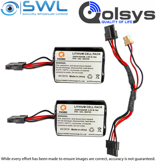 Qolsys: PowerG Indoor/ Outdoor Sirens-Replacement Battery