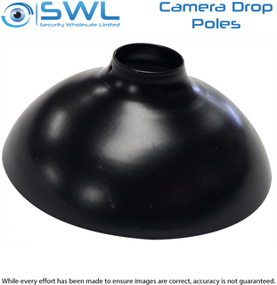 Dropper Pole CMD155-B: Dome Cap 155mm for 10081 Black