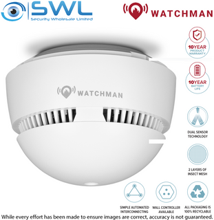 Cavius Watchman AJ-770SI4-S 10 Year Interconnected Smoke Alarm - Single Pack