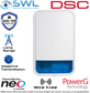 Qolsys PowerG Siren Kit: 1x Indoor Siren, 1x Outdoor Siren, Wireless