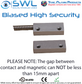 TANE MET-200HS AR: Surface 32mm Gap. Armoured Cable, Biased High Security Metal