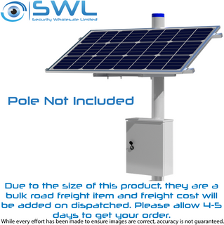 Solar Kit: 1 x 200W Panel, 1 x 100 Amp Battery, Brackets & Power Control Box