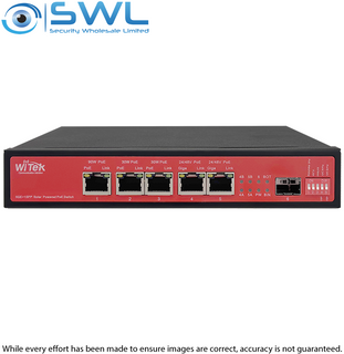 WI-PS306GF-UPS-15A(V2): 5 Port PoE Switch For Solar Solution 52150