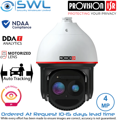 Provision-ISR Z8-37IPEN-4(LS): 4MP 37x DDA DDA WDR IR Laser 800m IP66 6-222mm la
