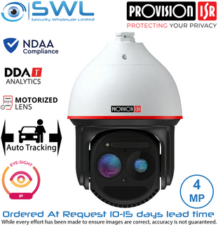 Provision-ISR Z8-37IPEN-4(LS): 4MP 37x DDA DDA WDR IR Laser 800m IP66 6-222mm la