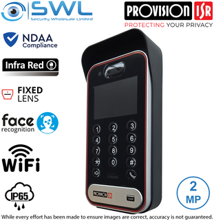 Provision-ISR INT-320WIPN 2MP Intercom Outdoor Wi-Fi 3.5" Mon NDAA Surface Mount