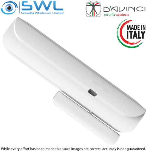 D'AVINCI Nibbio+: Wireless 915MHz Door/ Window Reed Switch With Input, Inclinom