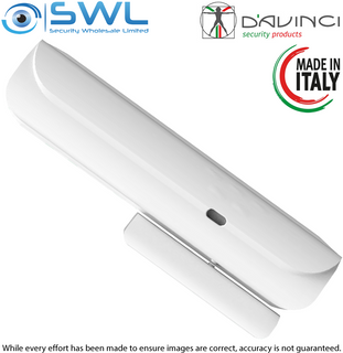 D'AVINCI Nibbio+: Wireless 915MHz Door/ Window Reed Switch With Input, Inclinom