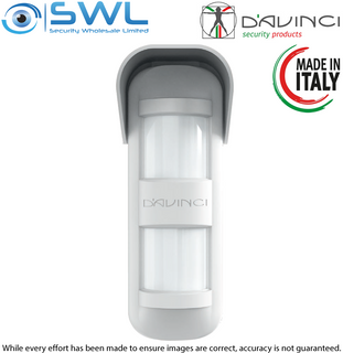 D'AVINCI Atlantico: Wireless 915MHz Outdoor Curtain 2x PIR+MW, 12m 90°
