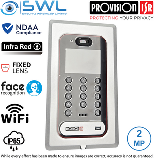 Provision-ISR INT-320WIPN 2MP Intercom Outdoor Wi-Fi, 3.5" Mon NDAA Flush Mount