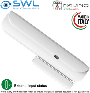 D'AVINCI Nibbio: Wireless 915MHz Door/ Window Reed Switch With Aux Input