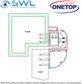 ONETOP L&Z EM3500: L&Z Bracket for In-Swing Door Installation c/w COVER