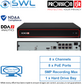 Provision-ISR 8CH NVR5 KIT: 4x 4MP S-Sight Turrets 2.8mm, 2Tb HDD, 24" Monitor