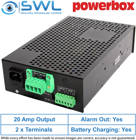 Powerbox PB251A-12CM-H: 13.8VDC 20A Power Supply, 16A Output + 4A Charging