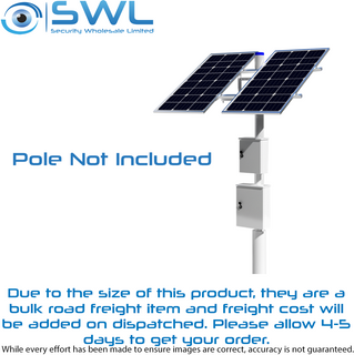 Solar Kit: 400W (2 x 200W Panels) 1 x 160 Amp Battery, Brackets & Power Control