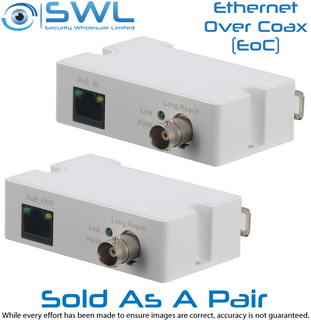 ePoC: Ethernet Over Coax EoC (RG59) Converters: PoE Output up to 400m
