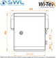 Wi-Tek WI-IOTBOXMINI: O/D Cabinet 300x 300x 206.5mm, Fan, Tamper, IP65, IK10