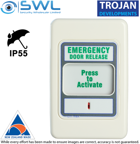 Trojan Em Rex: Emergency Door Exit Release Unit - IP55