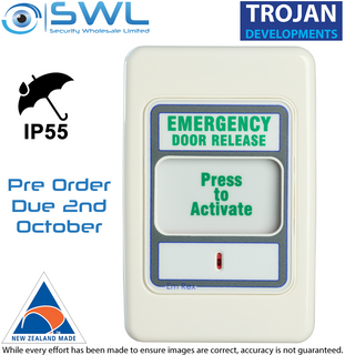 Trojan Em Rex: Emergency Door Exit Release Unit IP55