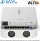 Wi-Tek WI-PCES210G-O:8x 100Mbps PoE Ports+ 2x 100Mbps RJ45, 100W O/D Switch IP65