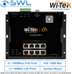 Wi-Tek WI-PCES310GF-F: 8x 1000Mbps PoE Ports + 2x 1000Mbps SFP, 145W, Industrial