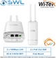 Wi-Tek WI-LTE117-O V2: 4G Router + 2.4G WiFi, 2x 100Mbps RJ45, 48V PoE In & Out