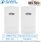Wi-Tek WI-CPE511H-KIT V2: 2x 100Mbps PoE Ports, 5GHz, 3Km, 24V PoE, WiFi AP