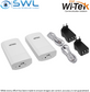 Wi-Tek WI-CPE511H-KIT V2: 2x 100Mbps PoE Ports, 5GHz, 3Km, 24V PoE, WiFi AP