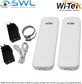 Wi-Tek WI-CPE513P-KIT V3: 2x 100Mbps PoE Ports, 5GHz, 5Km, 48V PoE, WiFi AP