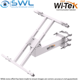Wi-Tek WI-BRKP133: Bracket For Solar Panel, 76~133mm Round Pole