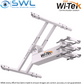 Wi-Tek WI-BRKP133: Bracket For Solar Panel, 76~133mm Round Pole
