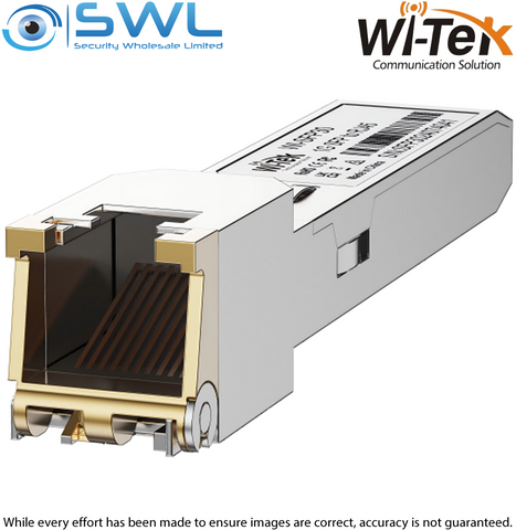 Wi-Tek WI-SFP30: 100m Copper RJ45 SFP Transceiver, 1Gbps