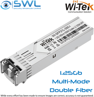 Wi-Tek WI-SFP21L-550: 550m 1.25Gbps Multi-Module Double Fibre Transceivers SFP