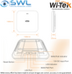 Wi-Tek WI-AP216 V2: 2.4G & 5.8G 1200Mbps Indoor Wireless Ceiling AP, Cloud