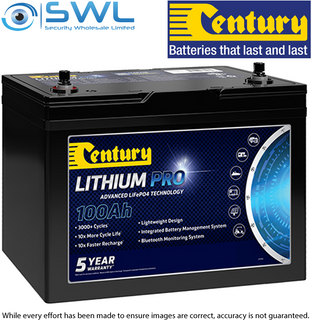 Century C12-100XL: 12v 100 A/H  Lithium Deep Cycle Battery