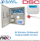 DDSC Neo Kit: 8-128 Zone Panel, Cabinet, Transformer, Tamper, LCD KP Prox