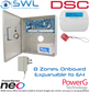 DSC Neo Kit: 8-128 Zone, Cabinet, Plug Pack, Tamper, RF LCD KP Prox