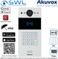 Akuvox R20K SIP Intercom with Keypad and RF Card Reader, Sliver