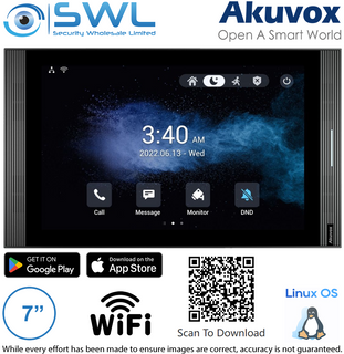 Akuvox S562W-2 2-wire SIP Indoor 7" Monitor