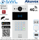 Akuvox R20K-L SIP Intercom, Keypad, RF card reader, LTE 4G Sliver