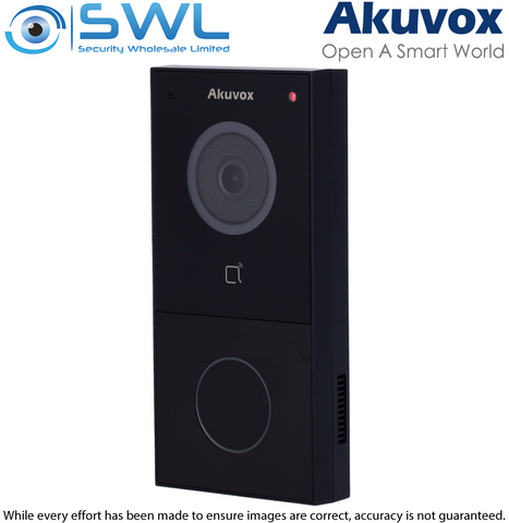 Akuvox E12W SIP Video Door Bell with Relay & Wifi Black
