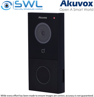 Akuvox E12W SIP Video Door Bell with Relay & Wifi Black