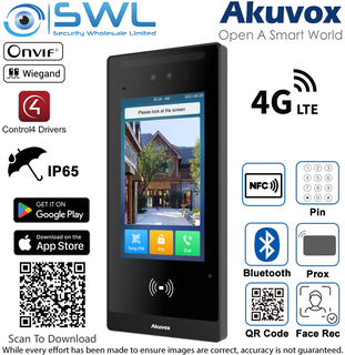 Akuvox E18C SIP Door Phone with Facial Recognition 4G LTE