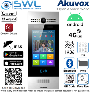 Akuvox R29C-L SIP Intercom, 7&rdquo; Touch Screen, 4G
